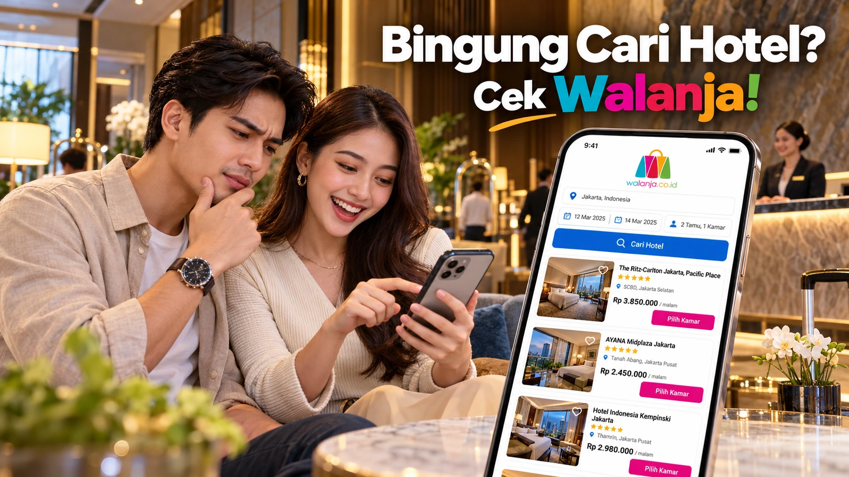 Bingung Cari Hotel? Cek Walanja!