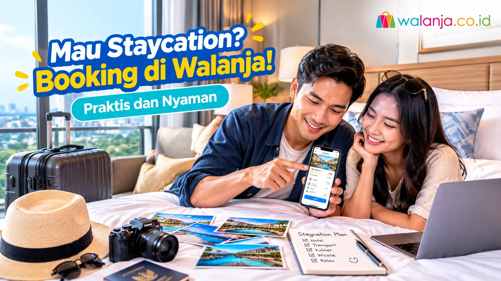 Booking di Walanja untuk staycation nyaman