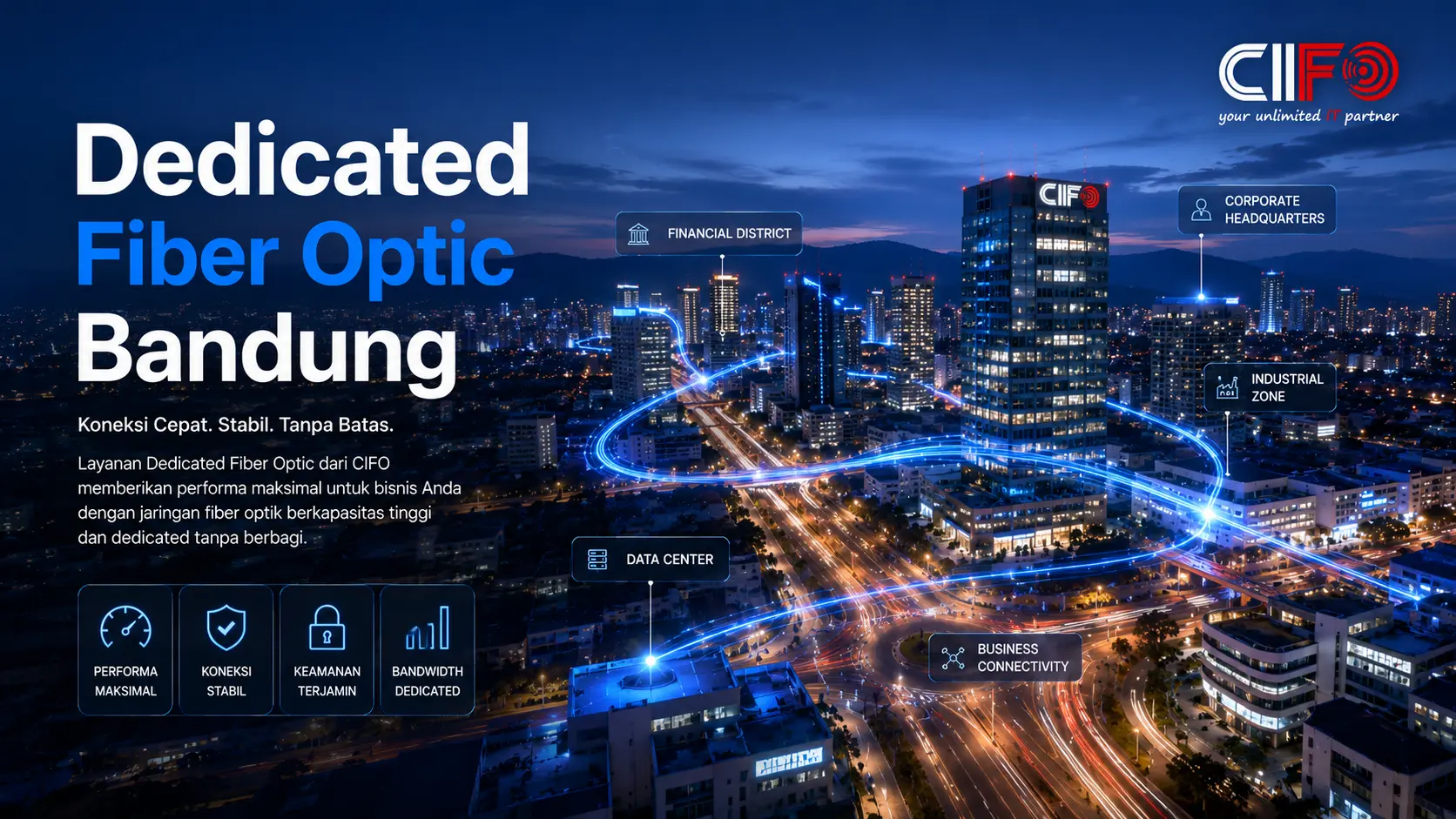 Dedicated Fiber Optic Bandung