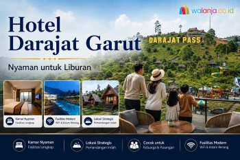 Suasana wisata pegunungan Darajat Garut