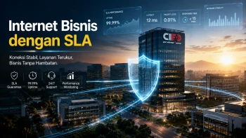 Layanan Internet Bisnis dengan SLA dari CIFO memberikan koneksi stabil untuk perusahaan.
