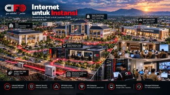 Internet untuk Instansi dengan konektivitas fiber enterprise CIFO