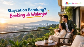 Staycation Bandung dengan pemandangan kota dan penginapan nyaman