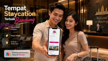 Tempat staycation terbaik di Bandung yang dapat dipesan melalui Walanja.