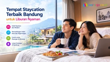 Tempat staycation terbaik Bandung dengan hotel nyaman dan pemandangan kota