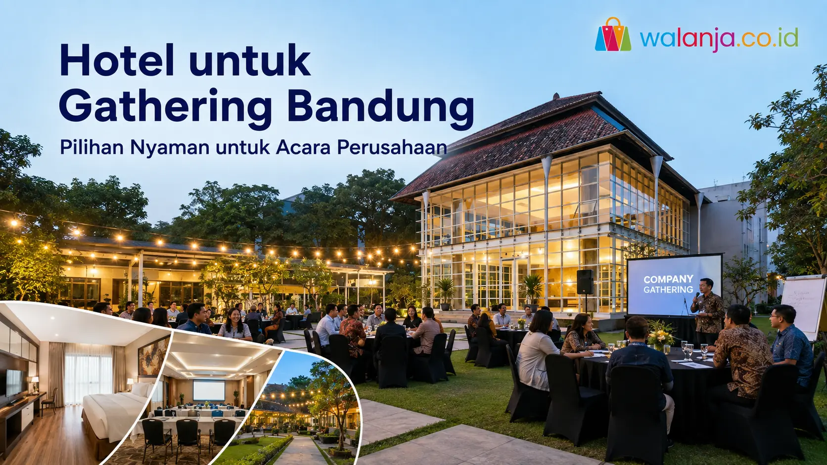 Hotel untuk gathering Bandung dengan fasilitas meeting dan area rekreasi
