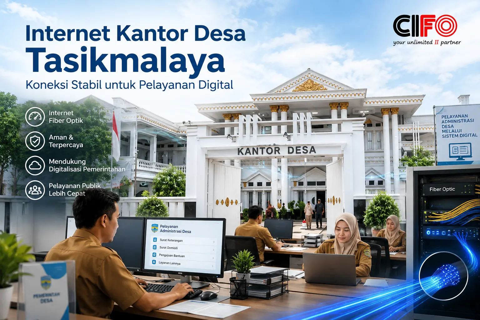Internet Kantor Desa Tasikmalaya