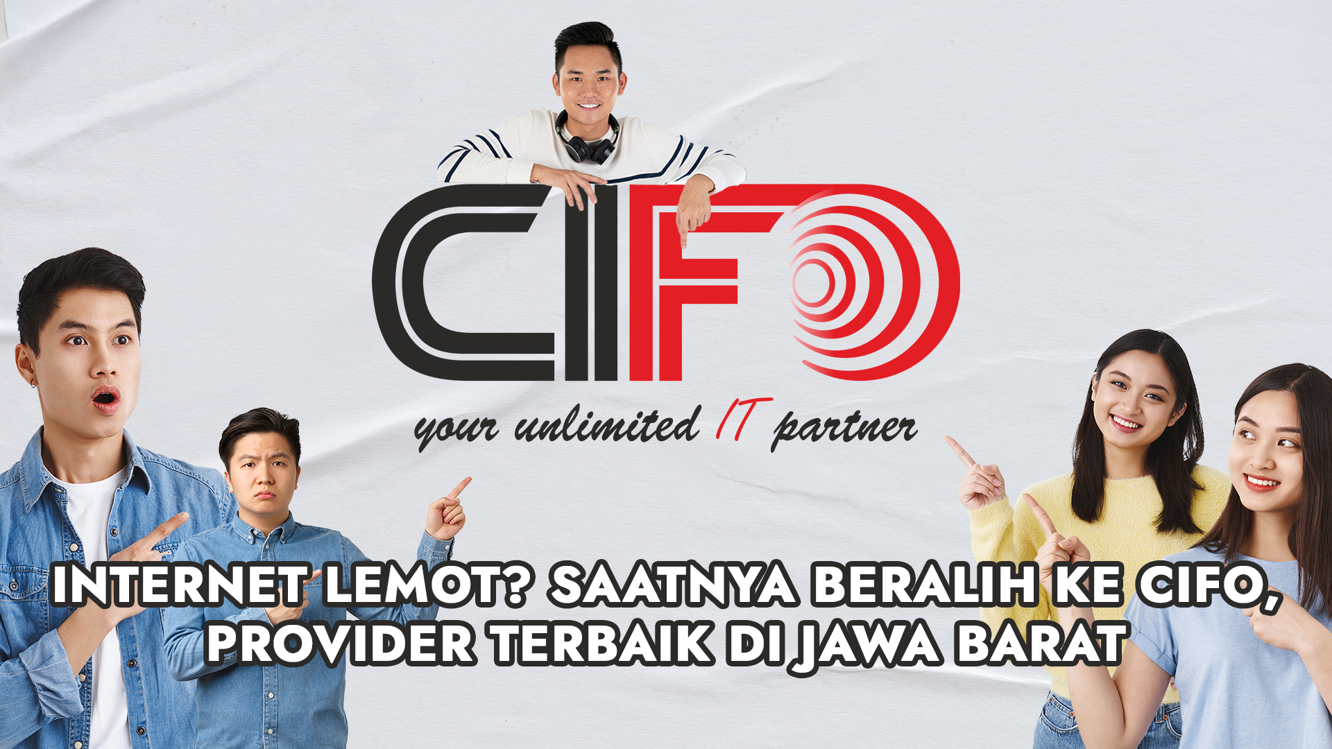 Internet Lemot Saatnya Beralih ke CIFO, Provider Terbaik di Jawa Barat