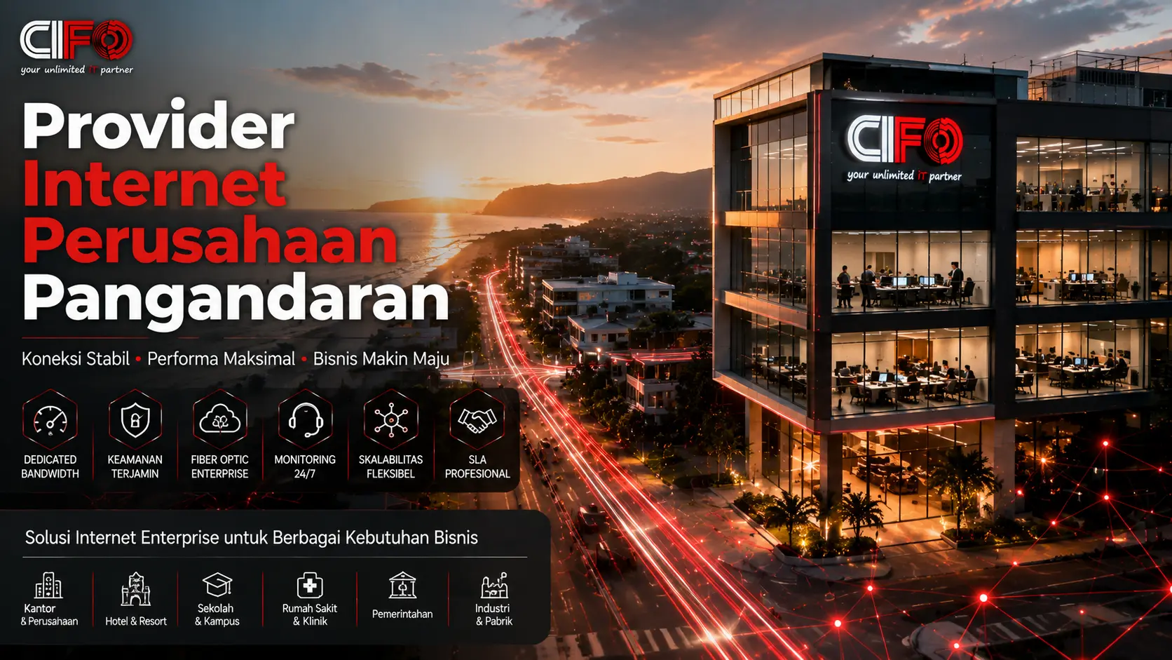 Provider Internet Perusahaan Pangandaran dari CIFO.