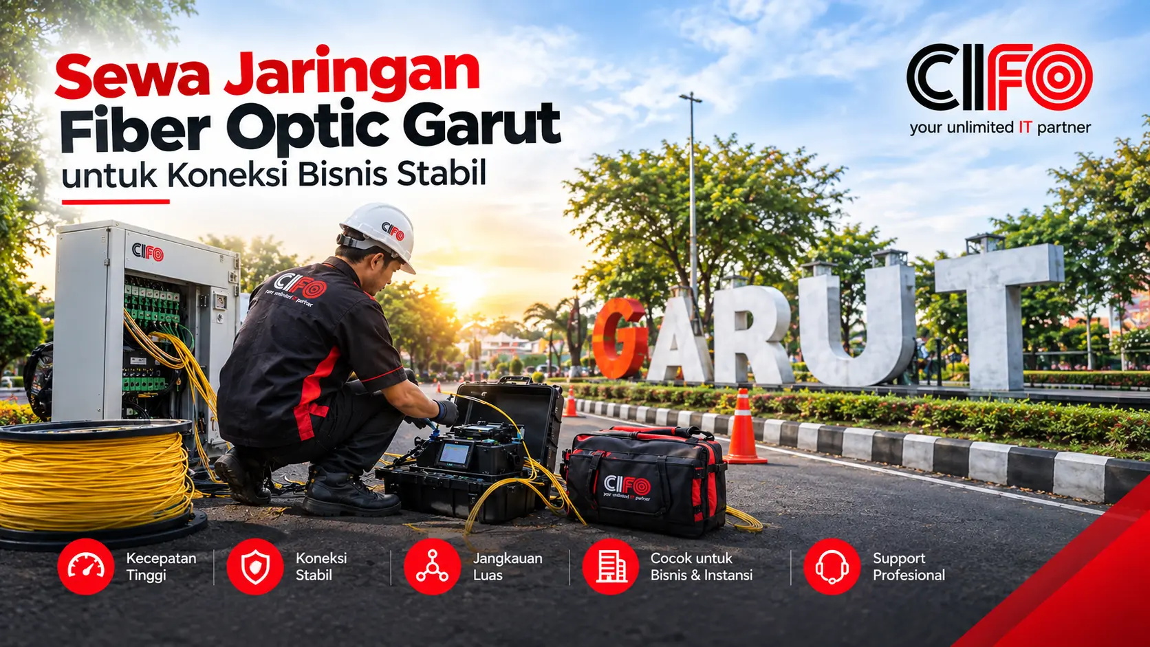 Sewa Jaringan Fiber Optic Garut