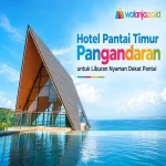 Hotel Pantai Timur Pangandaran dekat pantai untuk liburan